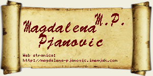 Magdalena Pjanović vizit kartica